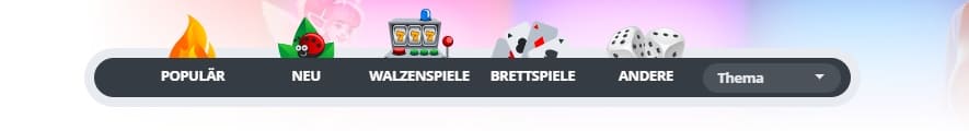 Spielkategorien