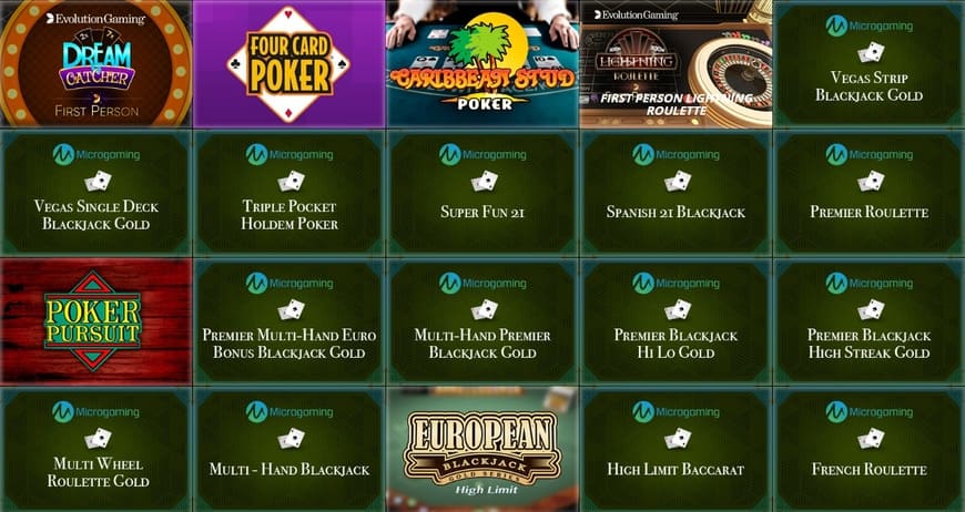 SlotV casino Brettspiele