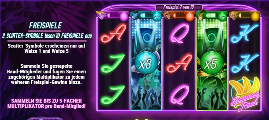 Banana Rock Freispiele