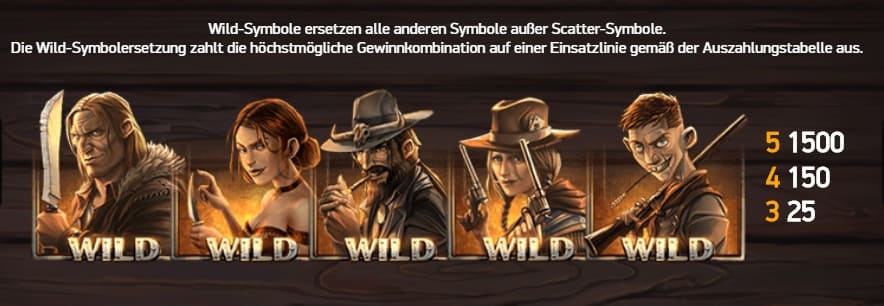 Dead or Alive 2 wild symbole